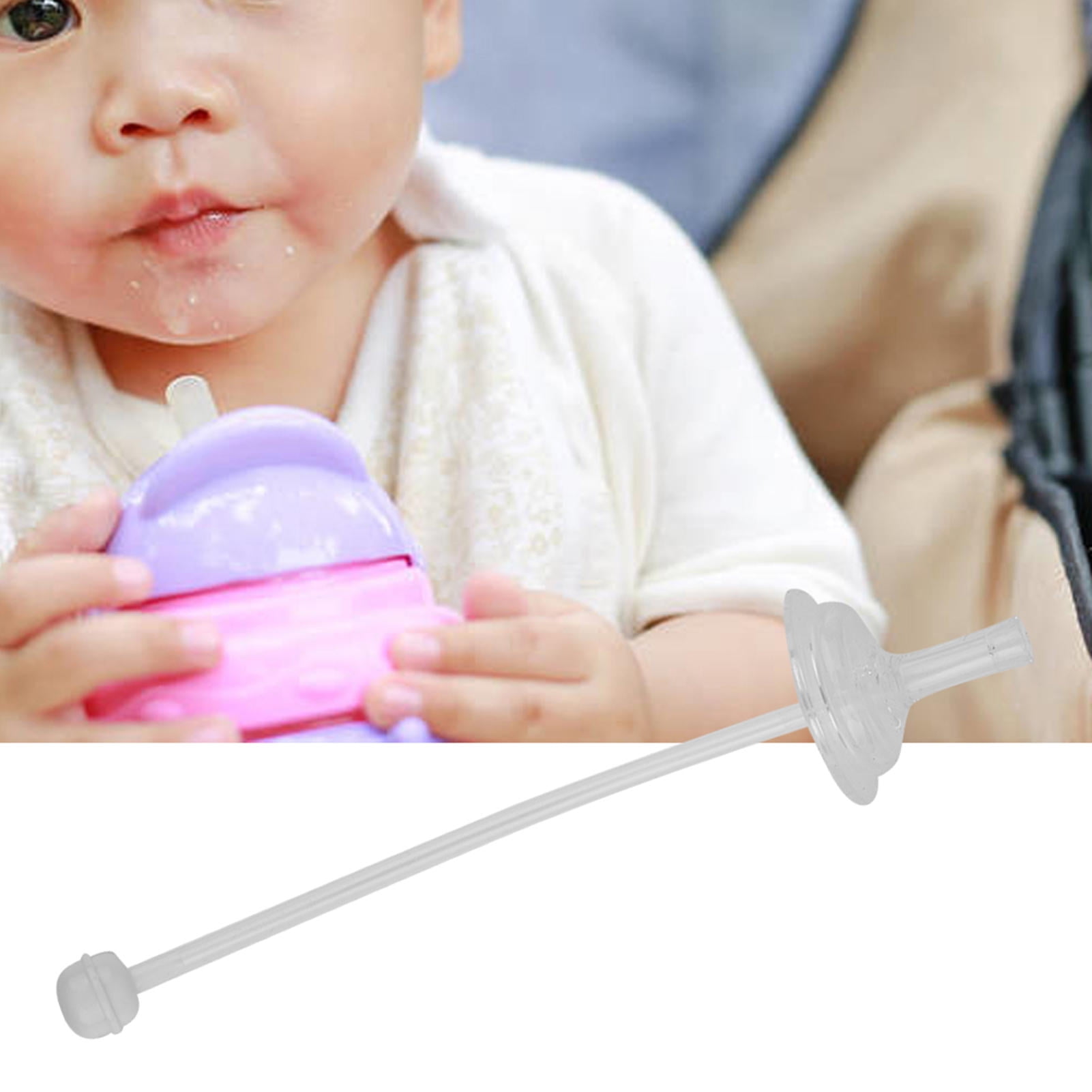 LAZIOEGR 4‑Pack Food‑Grade Silicone Wide‑Mouth Baby Sippy Straws – Safe, Leak‑Proof, Multi‑Angle Drinking Cups for 6‑Month‑Olds & Toddlers