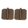 Domqga 2Set Furniture Hinge Retro Antique Brass Hinges Hardwares For