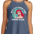 thumbnail image 3 of Disney Princess - Ariel Good For Doing Hair - Juniors High Neck Tank Top, 3 of 5