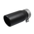 thumbnail image 1 of Tubo de escape de coche compatible con Toyota Tacoma 2005-2023, anticorrosión, entrada de 2,8 pulgadas, salida de 3,54 pulgadas, longitud de 8,5 pulgadas, acero inoxidable negro, 1 of 7