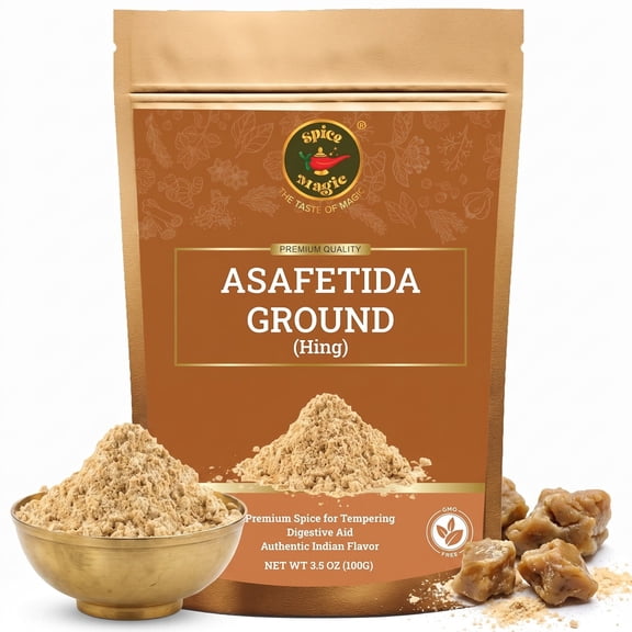 Spice Magic Asafetida Ground | 3.5oz (100g) 100% Pure & Natural