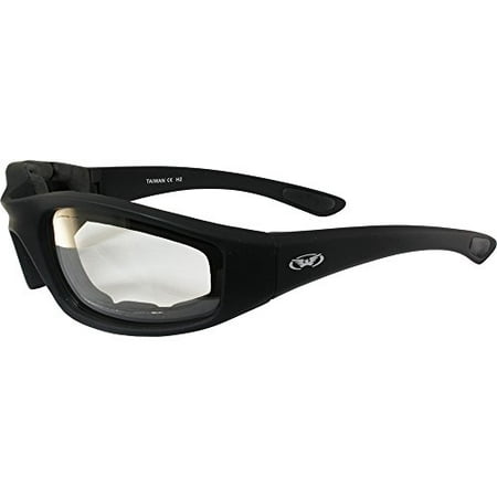 Kickback PHOTOCHROMIC - Light Adjusting Lenses - EVA Foam Padded Motorcycle Sunglasses