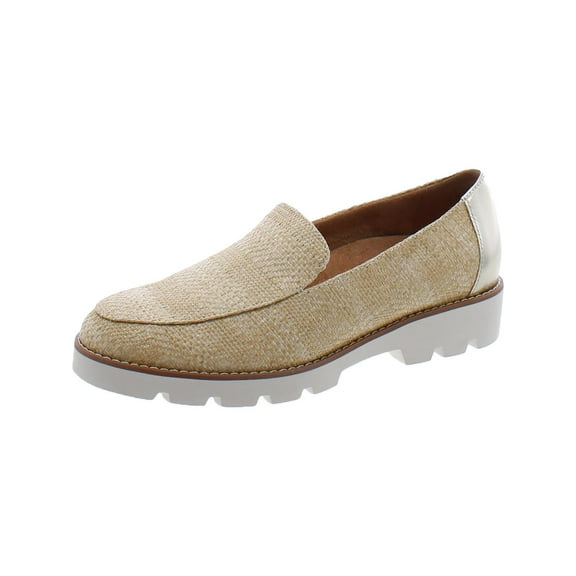 Vionic Women’s Kensley Raffia Slip-On Loafers | Comfortable Stylish Casual Shoes