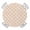 Orange, variant on Beige Polka Dots Spots Round Table Cover, Abstract Modern Minimalist Fade Texture Waterproof Fitted Tablecloths for 36"-44" Tables, Washable Picnic Table Cover for Camping Dining Indoor Outdoor