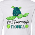 thumbnail image 4 of Inktastic Fort Lauderdale, Florida Happy Sea Turtle Long Sleeve Youth T-Shirt, 4 of 5