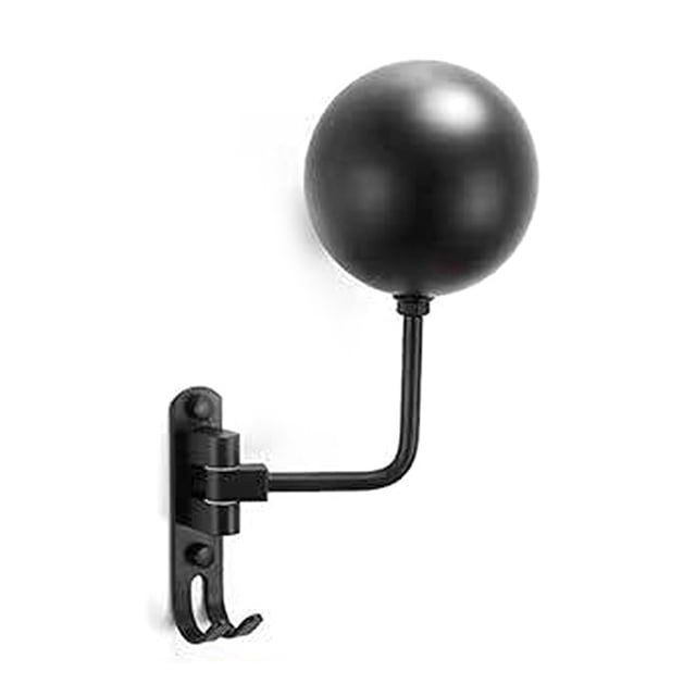 Arealer Motorcycle Helmet Holder Metal Hat Storage Rack Wall-Mount Helmet Hanger Display Stand for Helmets Hats Caps Wigs