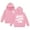 1#Pink168, variant on Byoo Hooded Sweatshirt for Toddler Girl Cozy Loose-Fit Hoodie with Jesus Loves You Letter Graphic Shirt Casual Outings Top