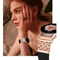 thumbnail image 4 of Wearlizer Magnetic Braided Band Compatible with Samsung Galaxy Watch 7/6/5/4/FE/Classic/Active 2, 20mm Stretchy Nylon Watch Band with Adjustable Magnetic Clasp for Women & Men (Not for Ultra), 4 of 7