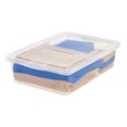 thumbnail image 3 of IRIS USA 28 Quart Plastic Storage Box Container with Lid, Clear (10-pack), 3 of 6