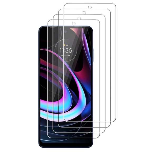 UZWZW (4 Pack) Tempered Glass HD Clear Screen Protector for Motorola Edge 2021 / Edge 5G UW 2021