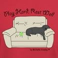 thumbnail image 3 of CafePress - Black Lab Play Hard Dark T Shirt - Men's Classic Graphic Cotton T-Shirt, 3 of 4