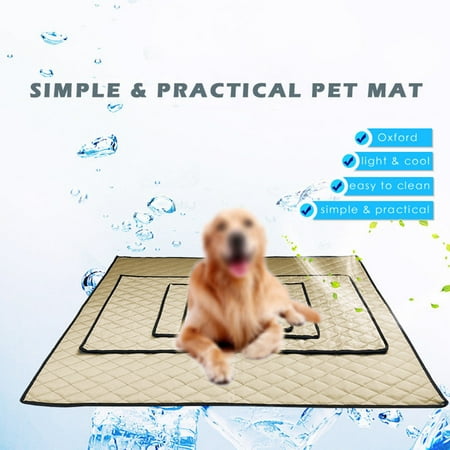 Thin Summer Car Seat Dog Mat Plaid Dog Cushions For Travel Easy