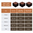 thumbnail image 2 of Noble House 12" Striped Acacia Wood Interlocking Square Deck Tiles, Weather Resistant Outdoor Flooring, Brown, 30 PCS, 2 of 11