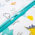 thumbnail image 6 of WIBACKER Baby Sleep Sack TOG 0.5 Wearable Blanket for Babies 100% Cotton 2-Way Zipper 0-6 Months Newborn 1 Piece, 6 of 13