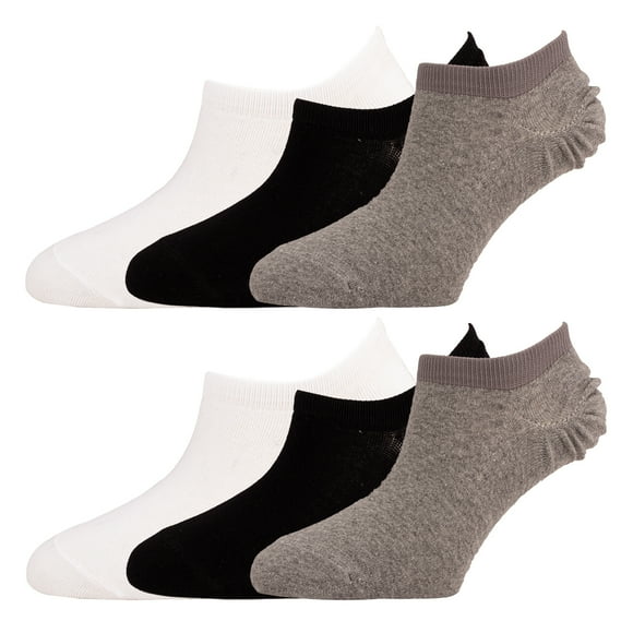 Protectopie Cerrado Unisex Sokkos Algodón Liso 6 Pares Cómodos y Discretos