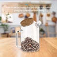 thumbnail image 3 of Miangastore Transparent Empty Storage Jar Household Retro Tea Canister Glass Coarse Cereal Jar, 3 of 8