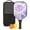 Black-1, variant on Pickleball Paddles Set Of 1, Fiberglass Surface, Liquid & Marble Print, 1 Paddles, 2 Balls & Bag