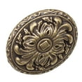 thumbnail image 3 of GlideRite 2 in. Old World Ornate Oval Cabinet Knob, Antique Brass, 3 of 4