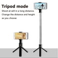 thumbnail image 4 of Perche à Selfie Trépied Extensible avec Télécommande Sans Fil Bluetooth Détachable Compatible avec iPhone et Téléphone Intelligent Android-Noir, 4 of 9