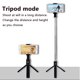 thumbnail image 4 of Trípode Selfie Stick extensible con soporte de teléfono remoto inalámbrico Bluetooth desmontable Compatible con iPhone y teléfono inteligente Android Adepaton 2033229-1, 4 of 9