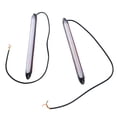 thumbnail image 2 of 2pcs Headlight Strip Lights Daytime Running Turn Signal Light Strips Dual Colors White and Yellow, 2 of 14