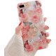 thumbnail image 1 of Liangnv - Funda para iPhone 8 Plus, iPhone 7 Plus de 5,5 pulgadas, diseño de flores, con soporte para mujeres y niñas, anillo giratorio de 360 grados, soporte de TPU suave, 1 of 5