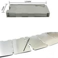 thumbnail image 4 of Pare-brise de Réchaud de Camping en Aluminium 9 Plaques - Pare-Vent Pliable pour Réchauds de Randonnée - 135x75mm, Résistant à la Chaleur, 4 of 6