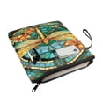 thumbnail image 3 of HELLHERO Dragonfly Pattern Bible Cover Case Book Storage Bag Polyester Waterproof Book Cover with Zipper for Journal for Christian Bible Accessories, 3 of 8