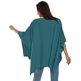 thumbnail image 6 of PULI Women’s Pullover Poncho Sweater Soft Shawl Wrap Loose Baggy Tops for Fall & Winter, 6 of 6