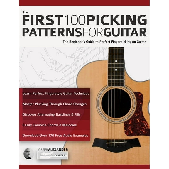 The First 100 Picking Patterns for Guitar: The Beginner's Guide to Perfect Fingerpicking on Guitar, (Paperback)