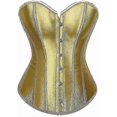 thumbnail image 1 of Women's Bustier Corset Top Sexy Lingerie Sets Black Satin Waist Cincher, 1 of 4