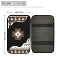 thumbnail image 4 of Renewold Southwest American Tribal Brown Black Auto Center Console Cover Pad, Universal Vehicle Interior Accessories Car Armrest Cover Protector Cushion for Men Women, 4 of 6