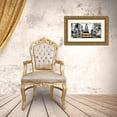 thumbnail image 3 of Lauren 18x11 Gold Ornate Wood Framed with Double Matting Museum Art Print Titled - Vintage Taxi in Times Square, NYC, 3 of 4
