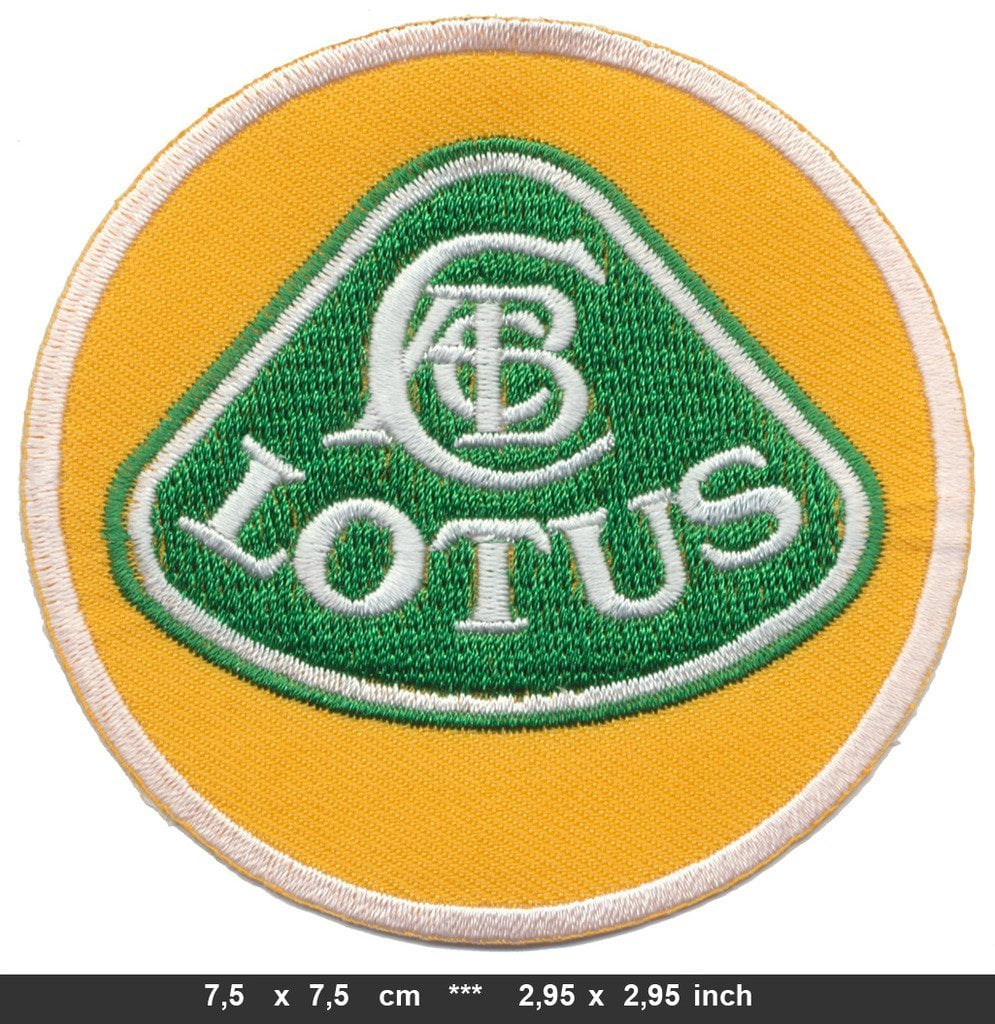 LOTUS Iron Sew On Cotton Patches Sports Cars Elise Eclipse Racing