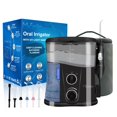 thumbnail image 1 of MySmile Irrigador Bucal Eléctrico de 1000 Ml con 10 Configuraciones, Bolsa de Almacenamiento con Luz Azul y 7 Boquillas de Chorro, 1 of 8