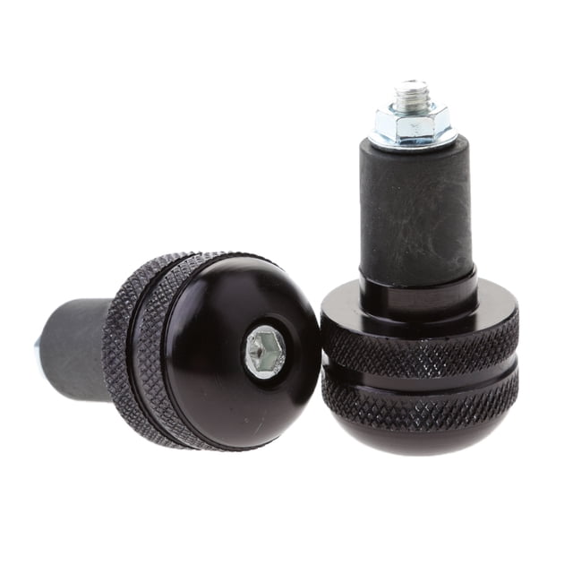 Manillar de La Motocicleta Barra de Agarre Extremidad Del Tapón Del Enchufe para Negro Sharpla Clavija del extremo de la barra de la motocicleta