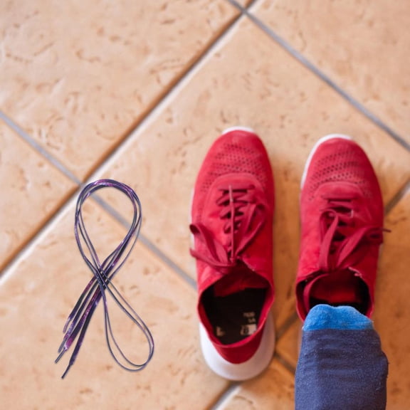 Tineasur 1Pair Sports Shoe Laces Replacement Elastic and Sturdy for Running and Casual Shoes