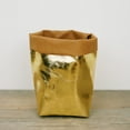 thumbnail image 3 of Big Sale ! Nomeni Home Textile Storage,Storage Case,Washable Kraft Paper Bag Plant Flowers Pots Multifunction Home Storage Bag Gold, 3 of 5
