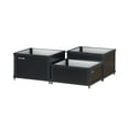 thumbnail image 3 of Sojag Premium Outdoor 3-Piece Planter Box Set, Rustproof Aluminum Frame, Weather-Resistant, Scratch-Resistant, Corrosion-Resistant, 3 of 8