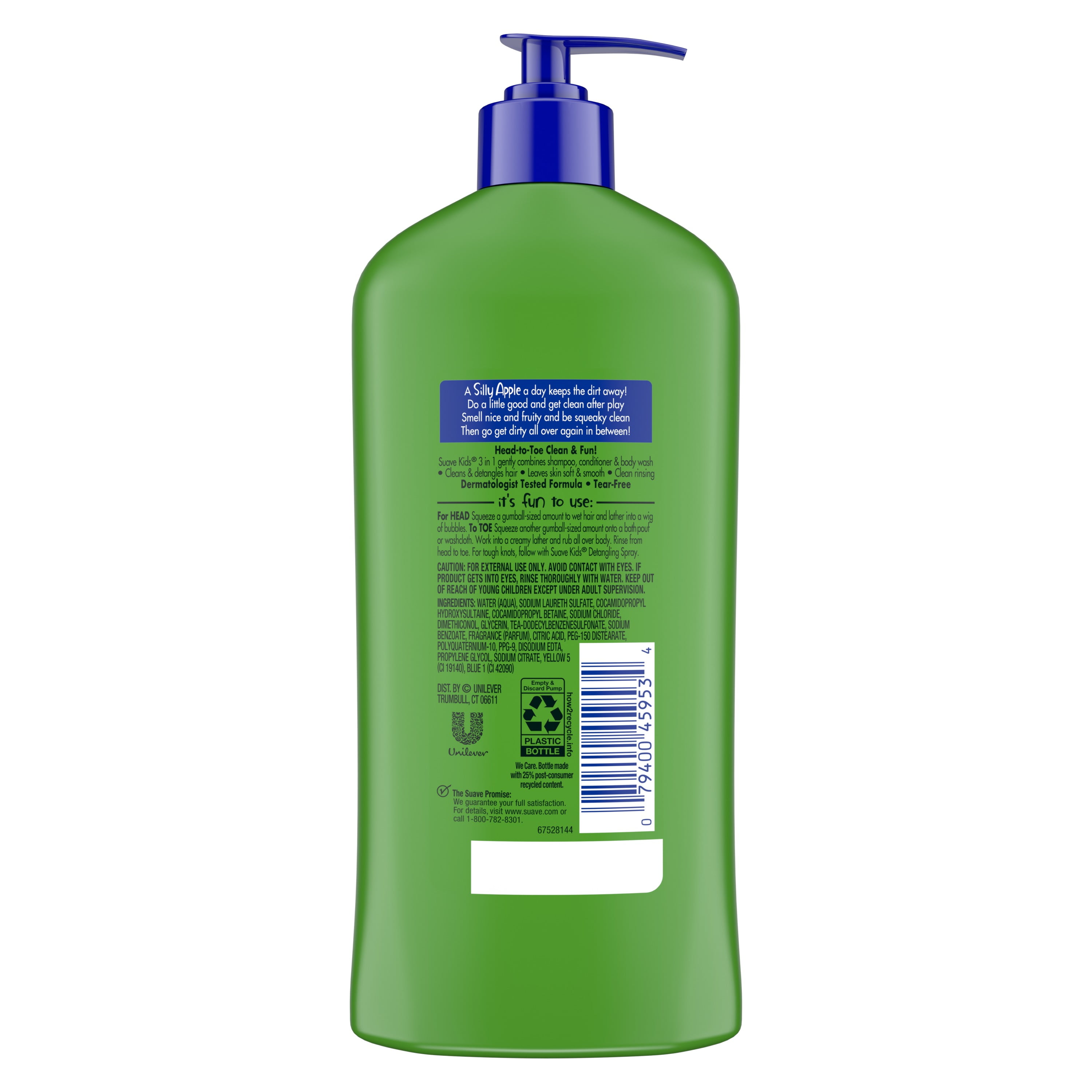 Suave Kids 3-in-1 Shampoo, Conditioner & Body Wash, Tear Suave Kids 3-in-1 Shampoo, Conditioner & Body Wash, Tear