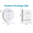 thumbnail image 3 of Tuya Smart WiFi Alarma Puerta y Ventana Sensor de VibracióN Alerta de ProteccióN de Seguridad Funciona con Alexa, Smart Life (Blanco), 3 of 5