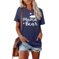 thumbnail image 1 of Hauts Mama Bear pour Femmes Manches Longues Chandail Décontracté Chandails en Molleton, 1 of 4