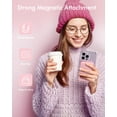 thumbnail image 7 of Podoru Wireless Portable Charger, 10000mAh Magnetic Power Bank LED Display 22.5W PD Fast Charging Battery Pack for iPhone 16/15/14/13/12/Mini/Pro/Pro Max-Pink, 7 of 7