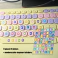 thumbnail image 2 of Vibrant Keyboard Labels 26 Letters Numbers Removable Keycap Extenders Use, 2 of 8