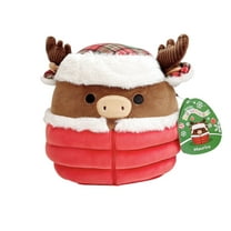 Squishmallows Original 8-Inch Official Jazwares Christmas Holiday Specialty 2024 Plush Stuffed Animal Toy - Add to Your Squad - Gift for Kids, Girls & Boys (Maurice The Moose)