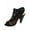 Black, variant on Shaky-S Women's Fashion Open Toe Ankle Strap Buckle Chunky Heels Strappy Sandals Shoes