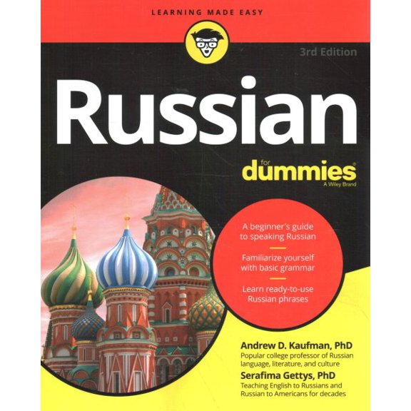 Pre-Owned Russian for Dummies (Paperback) 1119868602 9781119868606