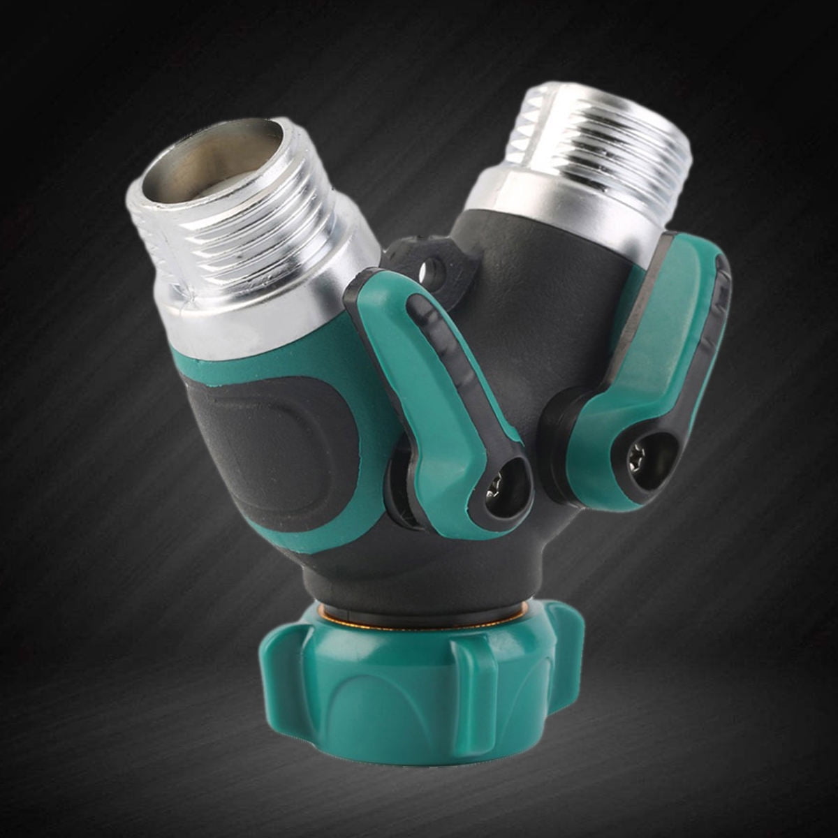 BRIGHTFUFU Garden Hose Accessories Hose Pipe Distributor Green for Outdoor Garden 1Pack