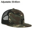 thumbnail image 2 of Sombrero de malla transpirable para hombre, sombrero de malla con borde plano, 2 of 5