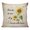 Brown, variant on Waterproof Outdoor Throw Pillows with Inserts 18"x18", Sunflower Soft Decorative Pillowcases for Couch Bedroom, Vintage Botanical Pillow Covers for Sofa Living Room